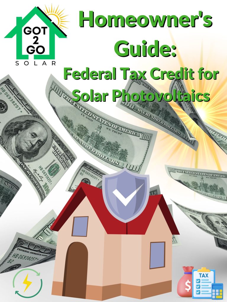 Homeowner's Guide: Federal Tax Credit For Solar Photovoltaics