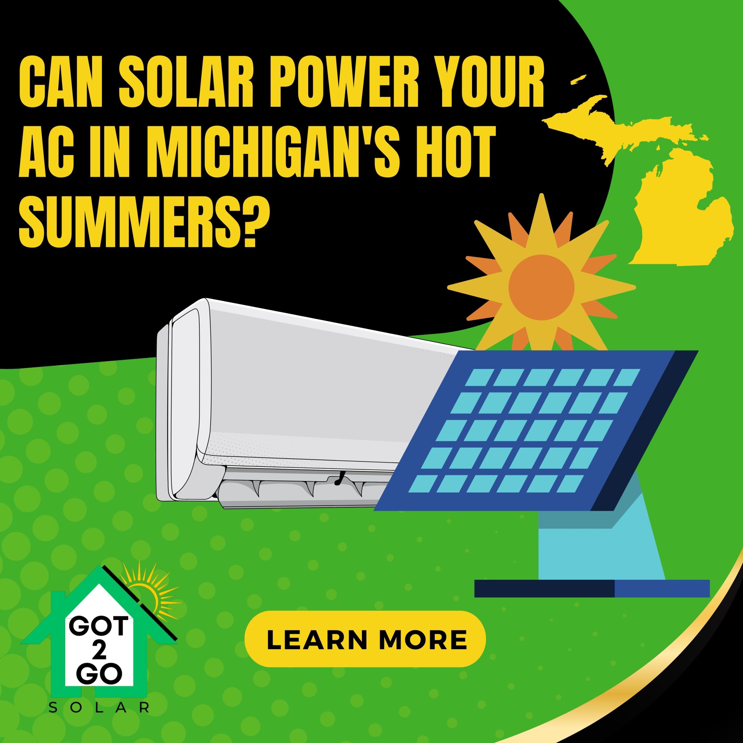 Can Solar Power Your AC in Michigan's Hot Summers?
