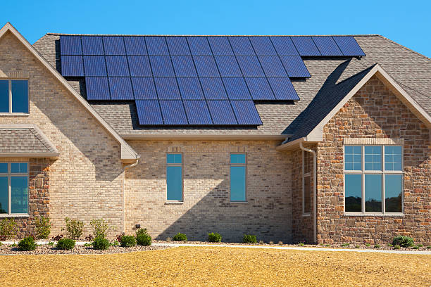 Solar Panels on a house