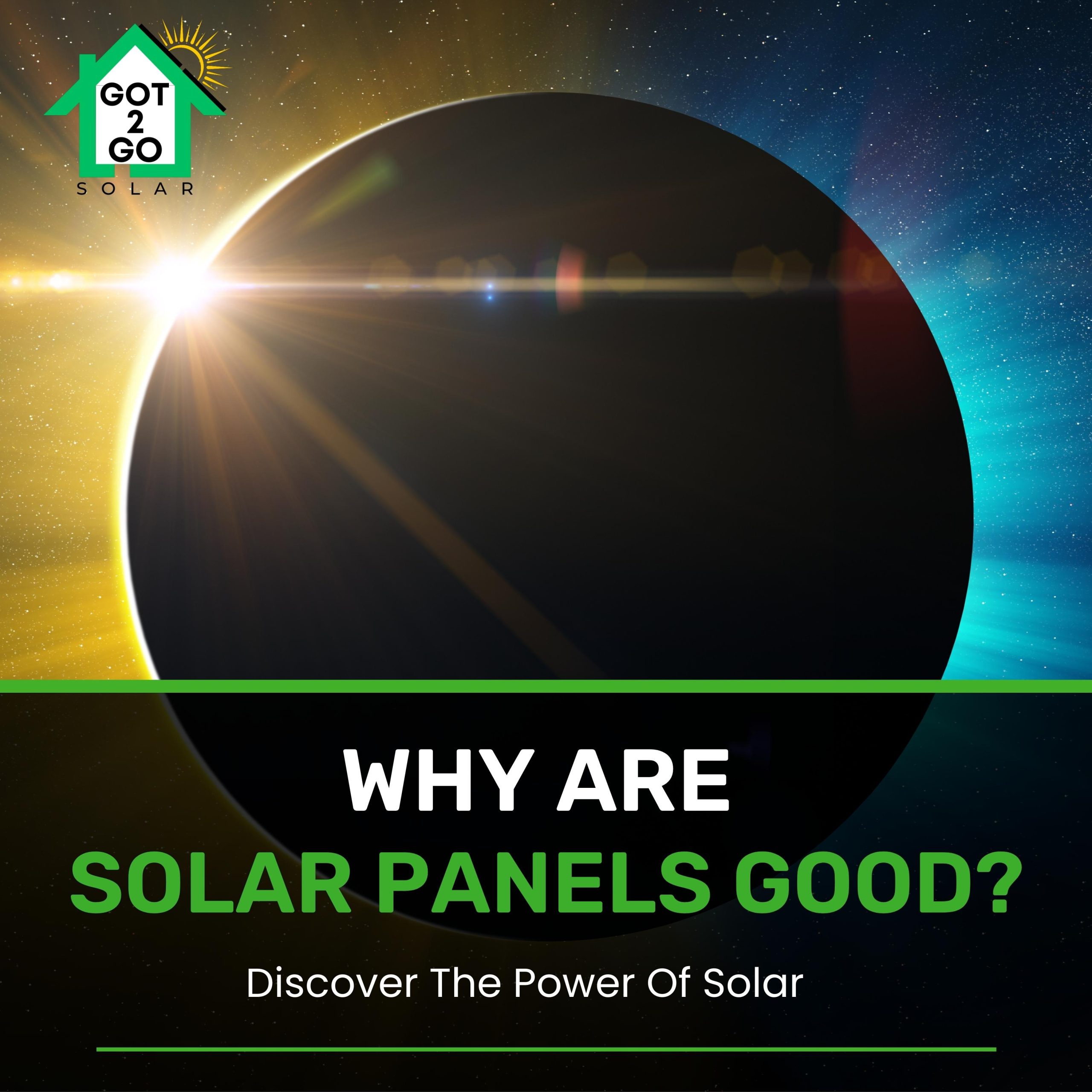 Why are solar panels good?